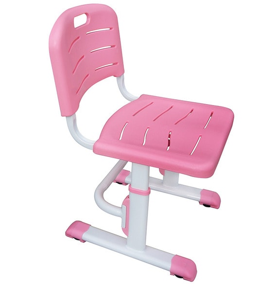 pink and white study table