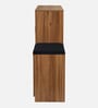 Unagi 15-Pairs Shoe Cabinet In Lyon Walnut Finish With Seating