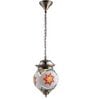 Unica Red Glass Hanging Light