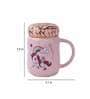 Unicorn- Cloud 400ml Pink Ceramic Coffee Mug with Lid