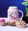 Unicorn- Cloud 400ml Pink Ceramic Coffee Mug with Lid
