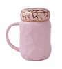 Unicorn- Cloud 400ml Pink Ceramic Coffee Mug with Lid