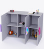 Unicorn'S Playground Kids Storage Cabinet in Grey Colour