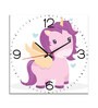 Unicorn with Wings Wall Clock in Multicolour