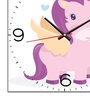 Unicorn with Wings Wall Clock in Multicolour