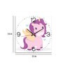 Unicorn with Wings Wall Clock in Multicolour