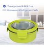 Varmora UniQ | Stainless Steel Lunch Box with outer Plasic| Double Walled PUF Insulated | Airtight & Leak Proof | BPA Free- 620ml- Green
