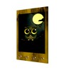 Moon Owl Multicolour MDF 4 Hooks Key Holder