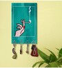 Smoke Multicolour MDF 4 Hooks Key Holder