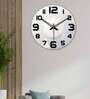 Unique Design  Wood Wall Clock In Grey