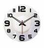 Unique Design  Wood Wall Clock In Grey