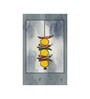 Nimbu & Mirch Grey MDF 4 Hooks Key Holder