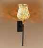 Unique Handmade Mosaic Glass Wall Sconce   Metal Body | Perfect for Living Room, Bedroom & Dining Area