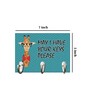 Giraffee Multicolour MDF 3 Hooks Key Holder