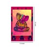 Decorative Ganesha Multicolour MDF 4 Hooks Key Holder