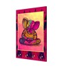 Decorative Ganesha Multicolour MDF 4 Hooks Key Holder