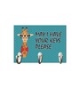 Giraffee Multicolour MDF 3 Hooks Key Holder