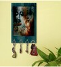 Radha Krishna Multicolour MDF 4 Hooks Key Holder