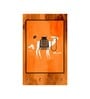 Dercorative Camel Multicolour MDF 4 Hooks Key Holder