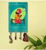 Rose Multicolour MDF 4 Hooks Key Holder