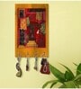 Decorative House Multicolour MDF 4 Hooks Key Holder