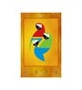 Three Parrot Multicolour MDF 4 Hooks Key Holder