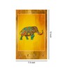 Dercorative Elephant Multicolour MDF 4 Hooks Key Holder