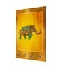 Dercorative Elephant Multicolour MDF 4 Hooks Key Holder