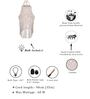Uniquely Beige Cotton Hanging Light