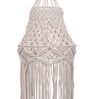 Uniquely Beige Cotton Hanging Light