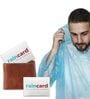 Unisex Disposable Rain Card for Emergency Use Assorted