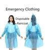 Unisex Disposable Rain Card for Emergency Use Assorted