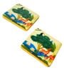 Unity In Fight Multicolour (4 x 4 Inches) Marble (Set of 2) Coasters