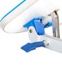 Universal Hydraulic Adjustable Study Table in Blue and White Color Universal Hydraulic Adjustable Study Table in Blue and White Color