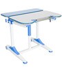 Universal Hydraulic Adjustable Study Table in Blue and White Color Universal Hydraulic Adjustable Study Table in Blue and White Color