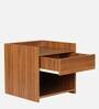 Uno Bedside Table in Teak Finish Uno Bedside Table in Teak Finish