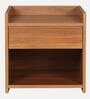 Uno Bedside Table in Teak Finish Uno Bedside Table in Teak Finish