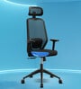 Uno Breathable Mesh Ergonomic Chair In Black Colour