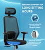 Uno Breathable Mesh Ergonomic Chair In Black Colour