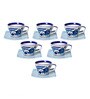 150 ML Blue Ceramic Cups Set of 6