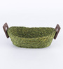 India Olive Green Sabai Grass Bread Baskets