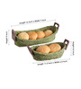 India Olive Green Sabai Grass Bread Baskets