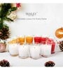 Unscented Clear Glass Filled Colored Votive Candles Pack of 12