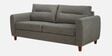 Urban Serenity Upholstery 3 Seater Sofa With Solid Wood Frame Legs In Astro Grey Colour