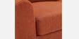 Modern Terra Upholstery 3 Seater Sofa With Solid Wood Frame Legs In Cider Orange Colour