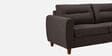 Urban Loft Upholstery 3 Seater Sofa With Solid Wood Frame Legs In Misty Grey Colour