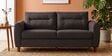 Urban Loft Upholstery 3 Seater Sofa With Solid Wood Frame Legs In Misty Grey Colour