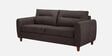 Urban Loft Upholstery 3 Seater Sofa With Solid Wood Frame Legs In Misty Grey Colour