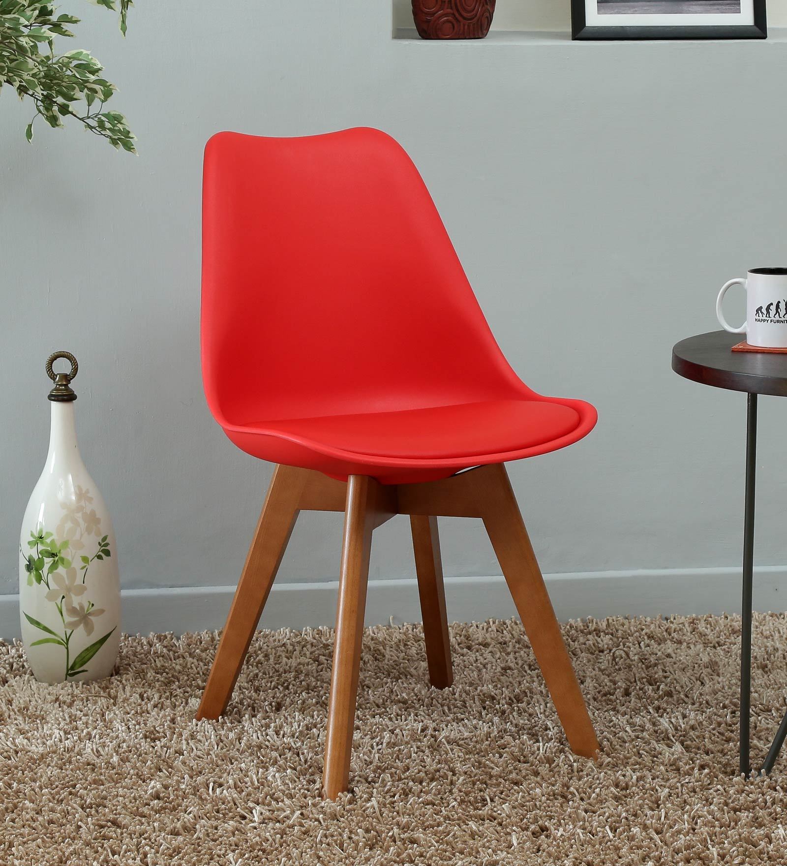 Buy Melia DSW Replica Chair in Bright Pink Colour Bohemiana By