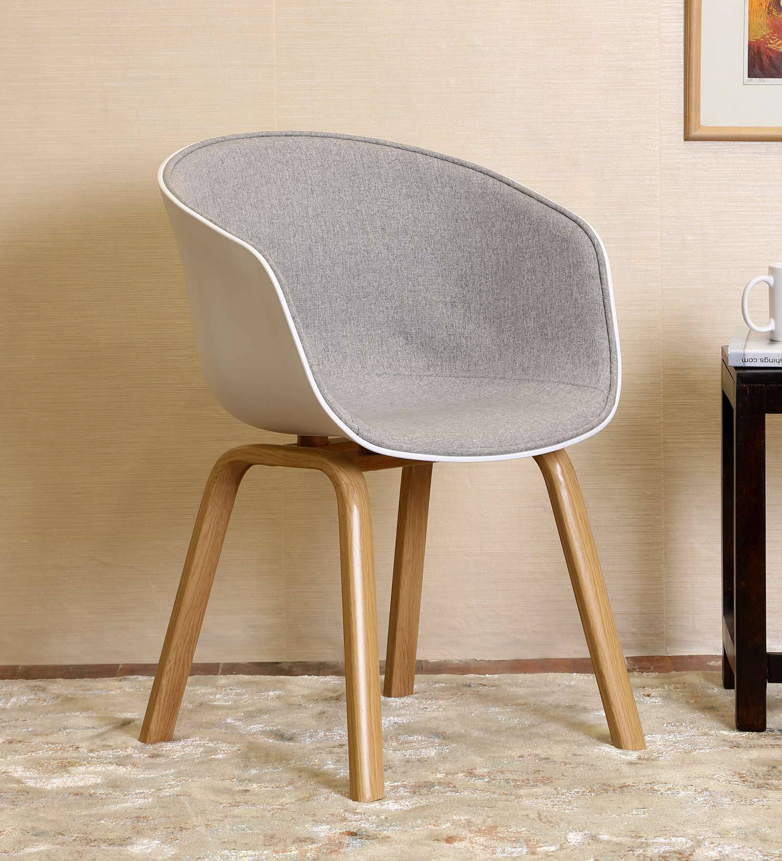 Sylvia Fabric Iconic Chair in Grey Colour